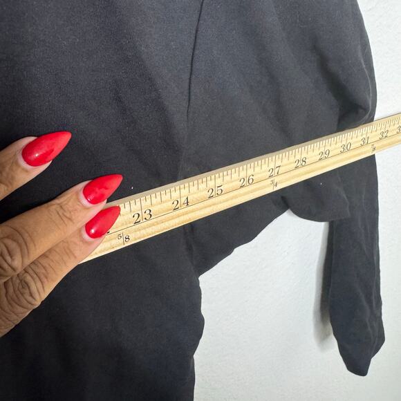 Cabi Black Button Front Cardigan Jacket Top Size XL Stretch Knit Pocket Style - Picture 6 of 7